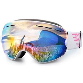 Gafas para esqu铆, snowboard , gafas de nieve anti niebla UV400 protecci贸n deportes al aire libre Goggle