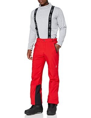 Pantalón de esquí para hombre, hombre, color rojo (ferrari)