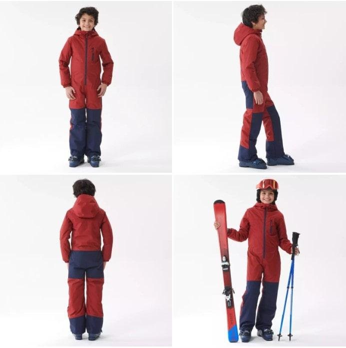 Este mono cálido (relleno de guata) e impermeable (5.000mm) es ideal para que los niños descubran el esquí de pista y disfruten cómodamente de la nieve. Su componente reforzado en nalgas, rodillas y en el bajo de las piernas, junto a las costuras estancas, polainas integradas y capucha harán que los niños disfruten como nunca de la nieve.