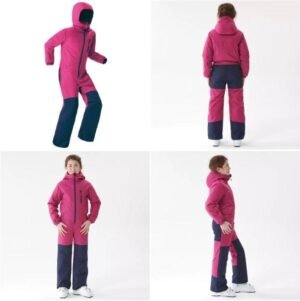 Este mono cálido (relleno de guata) e impermeable (5.000mm) es ideal para que los niños descubran el esquí de pista y disfruten cómodamente de la nieve. Su componente reforzado en nalgas, rodillas y en el bajo de las piernas, junto a las costuras estancas, polainas integradas y capucha harán que los niños disfruten como nunca de la nieve.