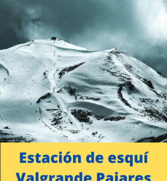 Estación de esquí ski asturiana