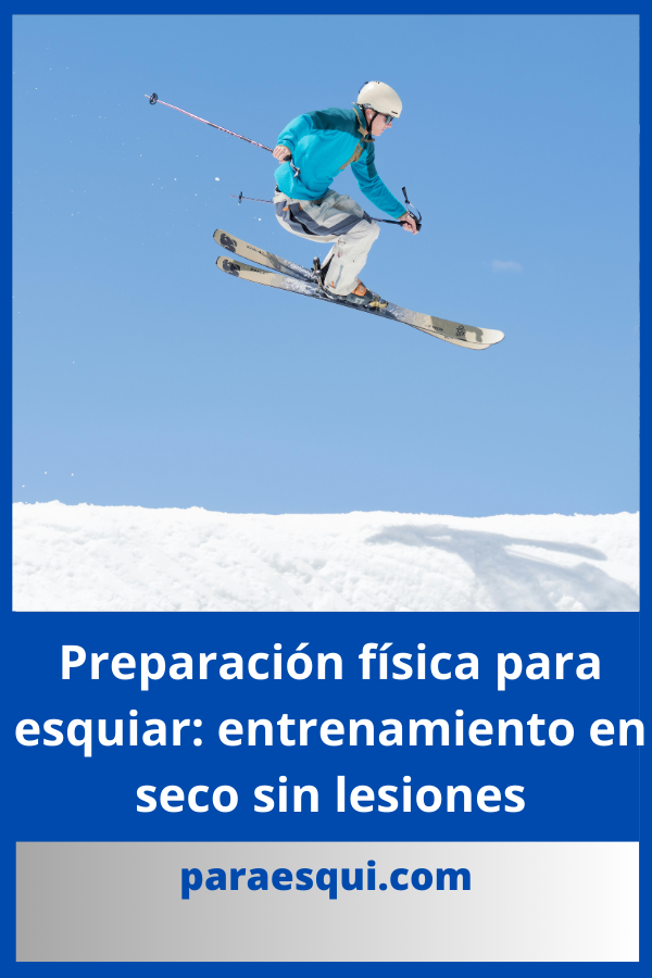 entrenamiento en seco para esquí